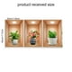 thumbnail image 3 of Fiudx Decoración del hogar Calcomanías con efecto de plantas en macetas para pasillos, escaleras, pintura decorativa, mural de plantas y flores para pared de hotel y restaurante, 3 of 3