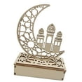 thumbnail image 4 of Adornos islámicos musulmanes de EID Mubarak Ramadan, decoración de escritorio de de Festival de castillo, talla calada, decoraciones A Sunnimix Decoraciones de Eid Mubarak, 4 of 8