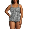 thumbnail image 3 of Lands' End Women's Plus Size Flutter Scoop Neck Tankini Top, 3 of 3