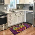thumbnail image 4 of Coolnut Mardi Gras Kitchen Rug, 39"x20" Anti Fatigue Non-Slip Bath Rug, Entryways Runner Comfort Mat for Kitchen Washroom Bedroom, 4 of 7