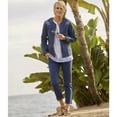 thumbnail image 4 of Atlas for Women Womens Denim Stretch Cropped Pants, 4 of 5