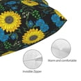 thumbnail image 3 of Kdxio Cotton Pillow Cases 20"x30" Pillowcases,Soft and Breathable Bedroom Pillow Cases-Sunflowers And Blue Flower, 3 of 8