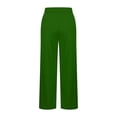 thumbnail image 7 of YHAJDS Plus Size Yoga Pants Elastic Waist Split Hem Tight Sports Long Trousers With Side Pockets, 7 of 7