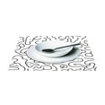 thumbnail image 3 of Art Black and White Pattern 6-Piece 12x18in Durable Place Mats, Heat-Proof and Non-Slip, 3 of 8