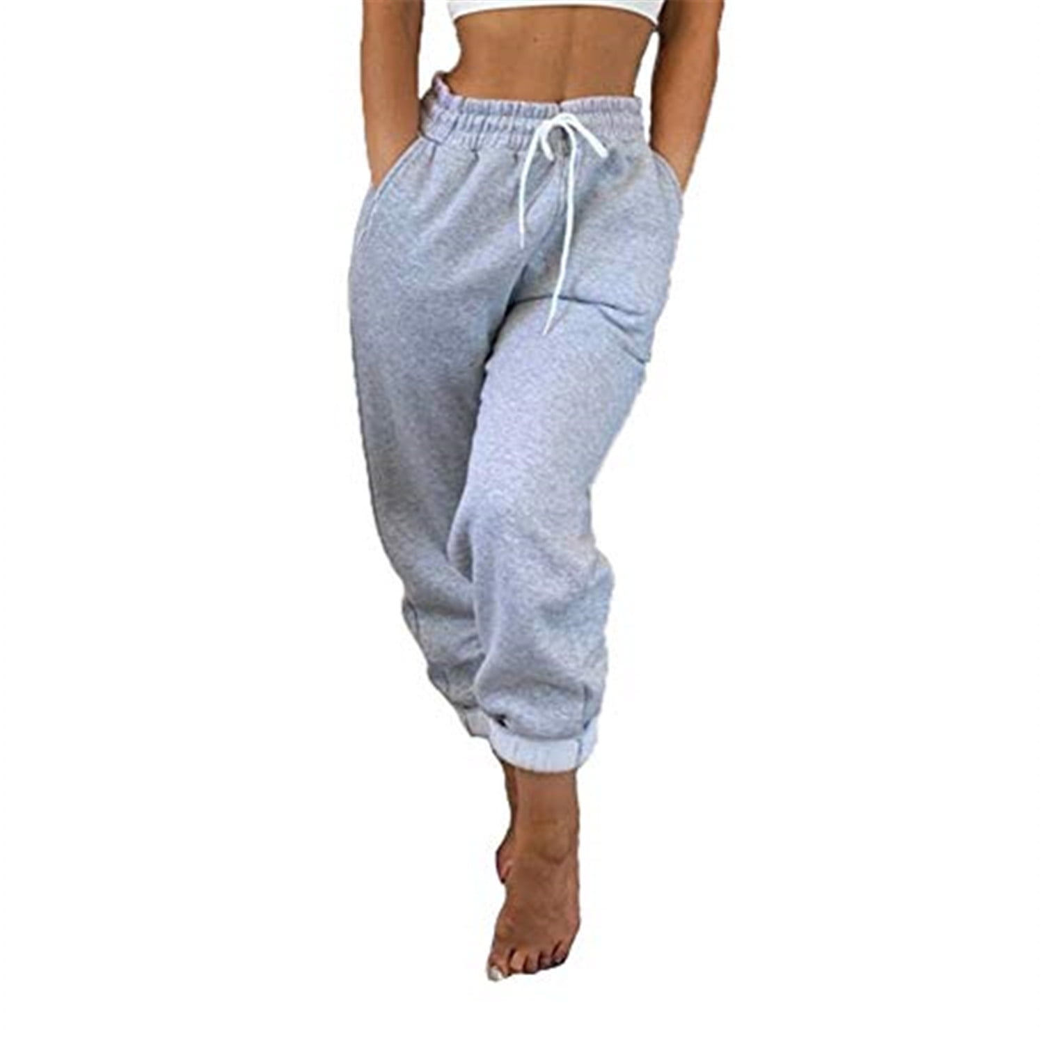 Womens Slim Fit Tracksuit Bottoms Skinny Jogging Joggers Pants Trousers 
