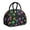 Mushroom and Dots, variant on Mushroom and Flower White Pattern Insulated Lunch Bag,Leakproof Large Capacity Lunch Box for Work,Picnic or Travel,11.4 X 6.7 X 8.3 Inches