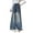 z260410-2-Dark Blue, variant on XEGLSBU Girls Jeans Size 6 Girls Casual Pants Autumn Denim Trousers with Heart Embroidery Wide Leg Straight Design Comfortable Blend Blue Size 6-7 Years