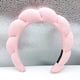 thumbnail image 5 of Diadema de esponja en forma de nube para la parte superior del cráneo, cueva para el cabello, toalla para lavarse la cara, diadema de tela para mujer, 5 of 5