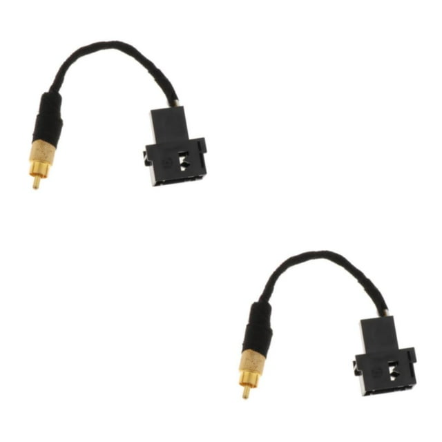 Transemion Enhanced Connectivity 4 to 8 PNP Rearview Camera Harness Adpater Adaptor for Sync 2 Style A 2Set