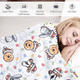 thumbnail image 6 of Blanket Cartoon Winnie the Pooh Print Soft Flannel Cozy Baby Blankets Machine Washable Lightweight All Season Fuzzy Blanket for Living Room Couch Sofa Car, 6 of 6