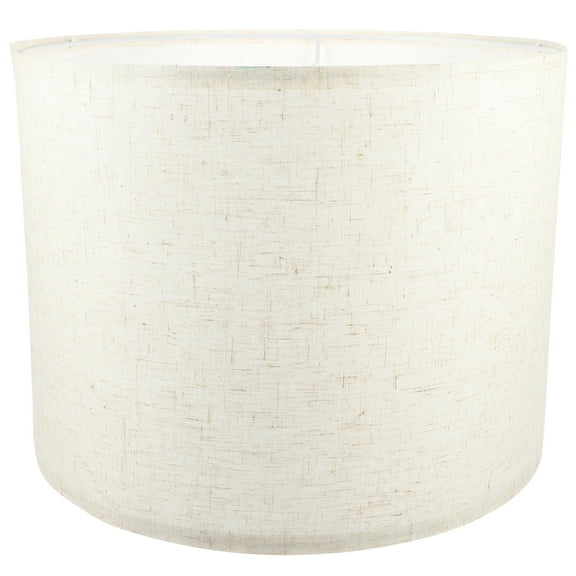 icolorfuled Drum Lampshade for Table/Floor Lamps, 12.9 x 12.9 x 10 inch Linen Fabric Cover