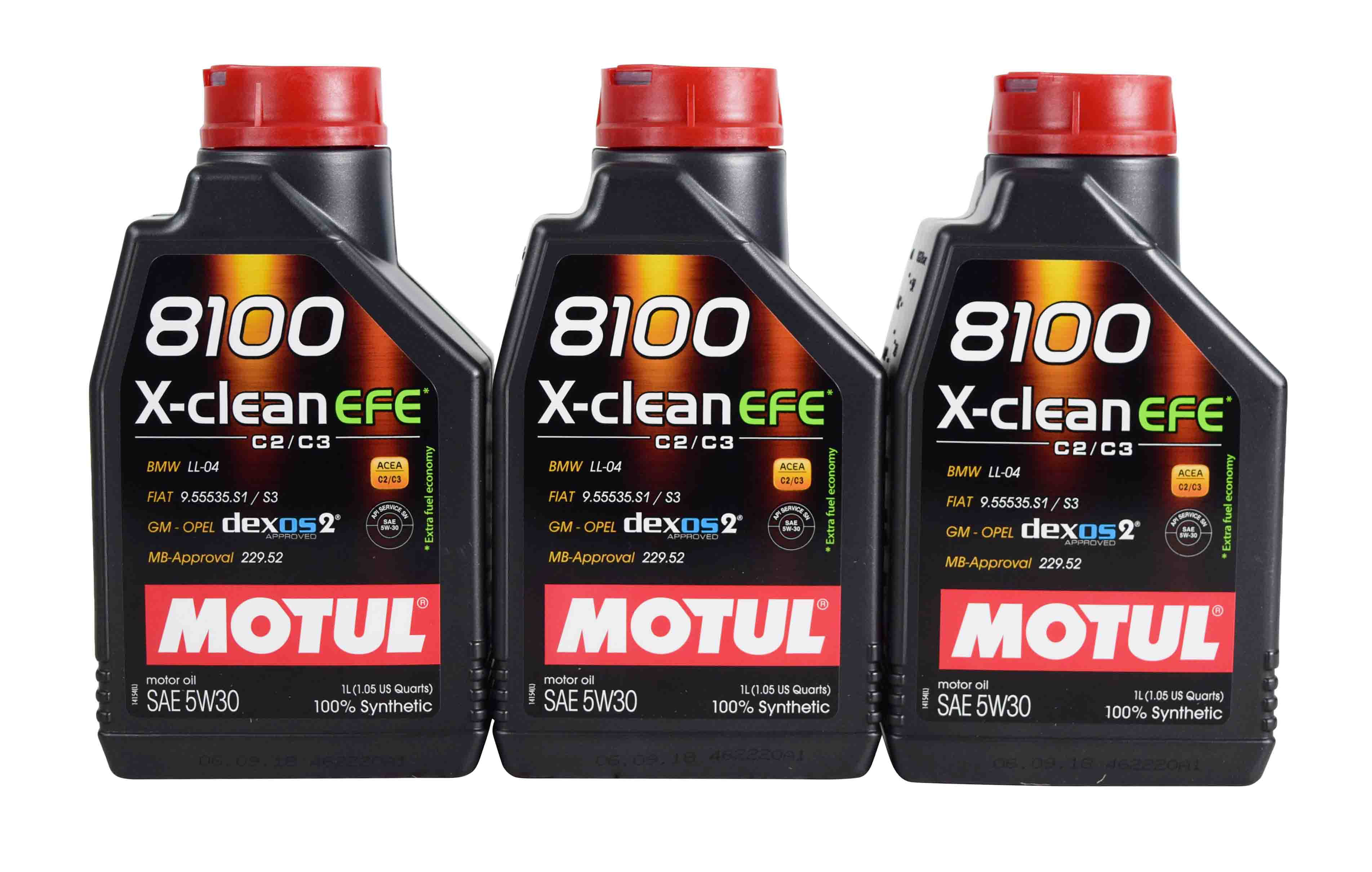 Motul 8100 -Clean EFE 100% Synthetic SAE 5W30 Motor Oil 5W-30 1 Liter .