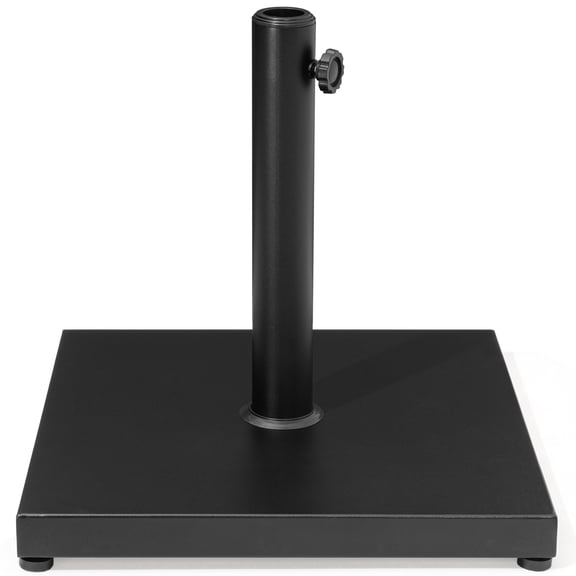 Crestlive Products Patio Umbrella Base 43lbs Concrete Umbrella Stand in Black