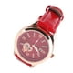 thumbnail image 5 of Reloj para mujer, color rojo vino, mecánico, luminoso, resistente al agua, con diseño de corazón hueco, esfera redonda, 5 of 15