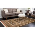 thumbnail image 3 of Unique Loom Fars Collection Tribal Modern Casual Area Rug, 8 x 11 Feet, Tan/Navy Blue, 3 of 5