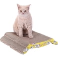 thumbnail image 3 of Grattoir Chat Carton (2 Pcs) Griffoir pour Chats Ondulé Planche à Gratter avec Herbe à Chat, 3 of 5