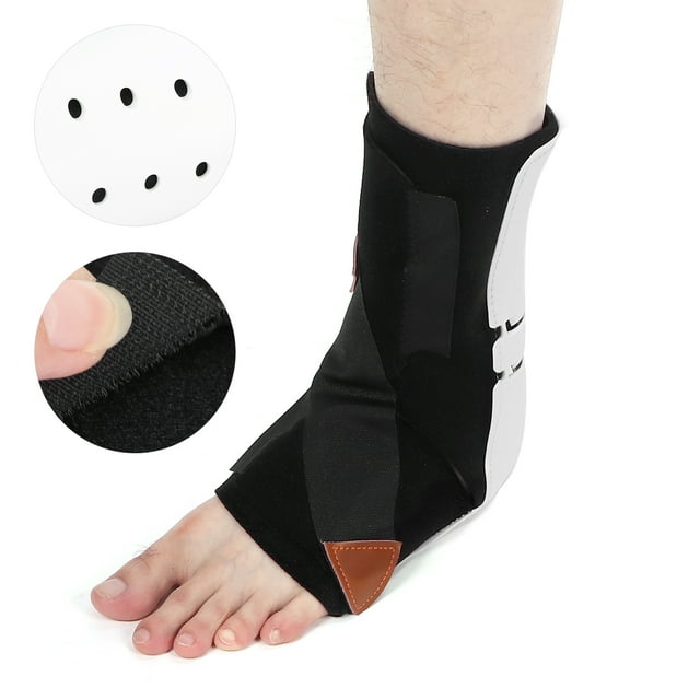 Herwey Adjustable Lace Up Ankle Brace, Strong Ankle Brace Sports Protection Open Heel Design For Ankle Injuries For Sports For Most People