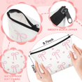 thumbnail image 2 of Set de bolsas de maquillaje Yeyeplum Cute Bow Pink para cosméticos, 6 unidades, 2 of 7