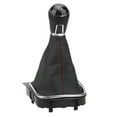 thumbnail image 1 of Shift Knob, Shift Lever Cover PU Leather with Dustproof Cover Boot for  MK7 GTD 2013-2018 5 Speed, 1 of 7
