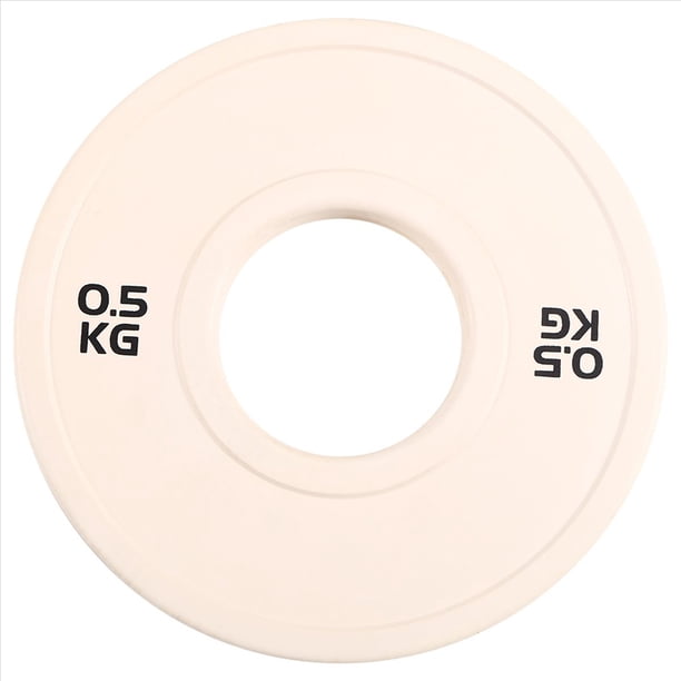 Discos de Gimnasio Tipo-Micro, Discos de Pesas con , Discos de Pesas Fraccionarias de Goma, Apertura Adicional de 50,4 mm, 0,5 Kg