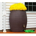 thumbnail image 2 of Rescue 50 Gallon Whiskey Rain Barrel – Brown, 2 of 7