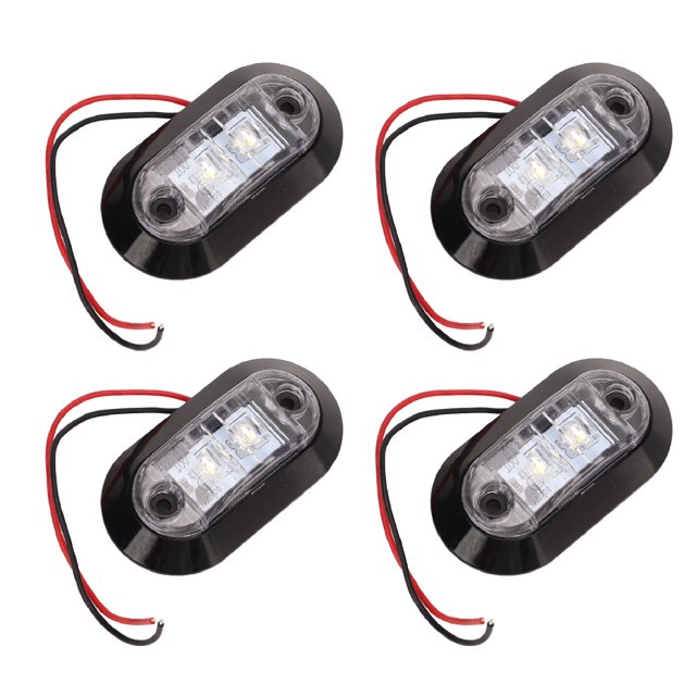 Luz de gálibo para RV, 4 piezas, luces de escalón para RV, luz de gálibo confiable y duradera