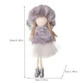 thumbnail image 3 of Vikakiooze 2022 Christmas Sale! Christmas Decorations Cute Plush Headband Angel Home Scene Decoration Christmas Tree Pendan, 3 of 4