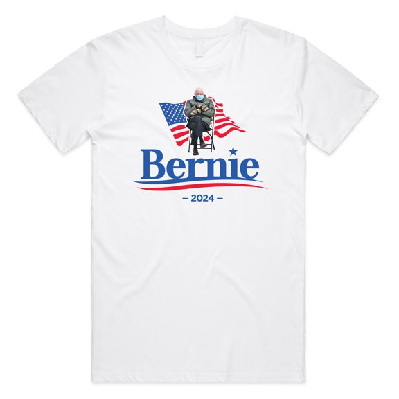 Bernie Sanders 2024 T-shirt Tee Top Funny Meme US Election Campaign 2020 Bernie For President