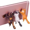 thumbnail image 2 of 6 Unids Novedad Lindo Gato Teléfono Soporte con ventosa Soporte de escritorio para teléfono inteligente Lindo Gato Soporte para teléfono Soporte para teléfono móvil Soporte con ventosa Tableta Escritorio Soporte para teléfono inteligente Sailing Electrónica, 2 of 6