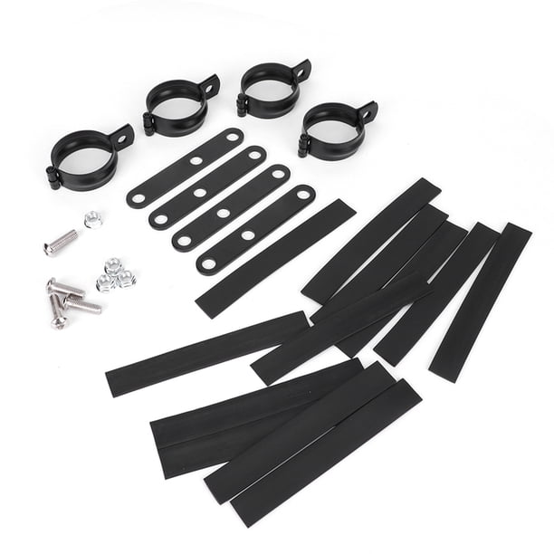 Abrazadera de montaje de horquilla para soporte de faro de motocicleta, accesorio Universal negro apto para Yamaha 51-60mm Jadeshay A