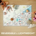 thumbnail image 4 of Qaba Baby Play Mat, Large Foam Playmat 77" x 58", Track & Elephant Theme, 4 of 10
