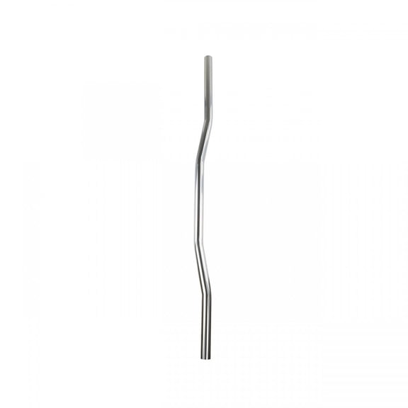 Chrome Plated Stainless Steel Z Flush Pipe forVictorian High Tank Pull Chain Toilet Top Entry Pipe Replacement Parts Dia.1.5" Adjustable Height 32" to 47" Renovators Supply