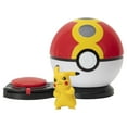 thumbnail image 3 of Pokemon Surprise Attack Poke Ball Battle Game - Pikachu #2 w/ Quick Ball vs. Bulbasaur #3 w/ Poke Ball, 3 of 7