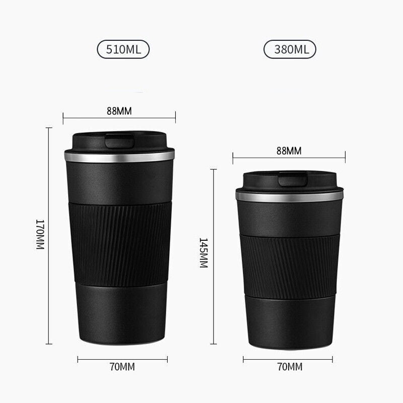 The Coldest Coffee Mug - Stainless Steel Super Insulated Travel Mug for Hot  & Cold Drinks, Best for Tea, Lattes, Cappuccino Coffee Cup( Stealth Black, 32  Oz) 