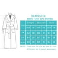 thumbnail image 5 of HEARTNICE Womens Long Fleece Robe Soft Plush Robes for Women Warm Bathrobes Comfy House Coat Full-length（Dark Purple, XX-Large-3X-Large）, 5 of 5