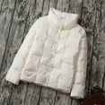 thumbnail image 2 of Sexlip Women's Puffer Jacket Lightweight Water-Resistant Winter Coat Windproof Packable Down Jacket Womens Warm Puffy Jacket White L, 2 of 9