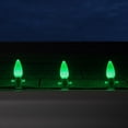 thumbnail image 5 of Opticore LED C9 Smooth Ceramic-Style Green Christmas Lights with Shatterproof Christmas Bulbs, 50 Lights, 50’, 5 of 7
