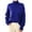 Blue#T, variant on HAPIMO Women's Long Sleeve Sweater Casual Turtleneck Chunky Knit Loose Fit Oversized Pullover Winter Solid Jumper Tops Teen Girls Clothes Red M