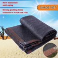 thumbnail image 4 of Tela De Sombra De 3M * 3M Lona De Sombra De Gran Tamaño Lonas De Red De Malla De Pantalla De Parasol Ultra Duraderas Negras Para Exteriores Con 12 Bolas Colgantes Para Jardín Invernadero Patio matsuzay HA013866-00, 4 of 7