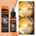 thumbnail image 2 of Car Headlight Cleaner, Ray-Hong 30Ml Car Headlight Care Spray, Headlights Cleaner, Stain Remover, Brightener & Polisher - Removes Oxidation, Easy Use, Uv-Resistant - For Car, 2 of 9