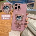 thumbnail image 2 of Funda de teléfono con soporte de astronauta Quicksand para iPhone 14 Pro 11 12 13 Pro Max Mini 7 8 Plus SE XR Xs Max Glitter Bear 3D Fivean unisex, 2 of 2