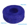thumbnail image 3 of Unique Bargains 1 Roll Raffia Ribbon, 109 Yard Paper Twine String for Festival Gifts Wrapping, Dark Blue, 3 of 7