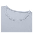 thumbnail image 3 of YLSDY Men's Solid Color Crew Neck Tank Top, Lightweight Basic Sleeveless Shirt for Everyday and Layering Gray XXL, 3 of 5