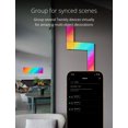 thumbnail image 4 of Twinkly Squares Starter Kit App-Controlled LED Panels with 64 RGB Pixels, Black, 4 of 9