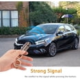 thumbnail image 4 of HAHDAXIA for Kia Key Fob Cover Soft TPU Full Protection Smart Key Case Shell with Bling Keychain Fit for Kia Cerato Ceed Forte NIRO Seltos Sorento Sportage Soul 5 Buttons Smart Key Case Holde, 4 of 6