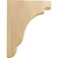 thumbnail image 3 of Ekena Millwork 1 3/4"W x 7 1/4"D x 9 1/2"H Bedford Wood Bracket, Red Oak (2-Pack), 3 of 4