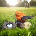 thumbnail image 4 of kurtrusly Miniature Bird Statue Arts Crafts Bird Animal Model Ornament Decor 2Pcs A, 4 of 8