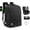 Black, variant on Carry Travel Backpack, Flight Approved Personal Item Bag for Men Women, Door Lock, USB A/C Port, Shoe Bag, Fits 16" Laptop, Black