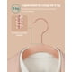 thumbnail image 3 of SONGMICS Juego de 30 Perchas de Terciopelo, 41.5 cm de Largo, con Ganchos Giratorios de 360°, para Camisas de Abrigo Completas, Rosa, 3 of 5