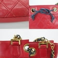 thumbnail image 5 of Pre-Owned Chanel Shoulder Bag Bicolor Chain Lambskin Red 0 Series Women's CHANEL (Fair), 5 of 11